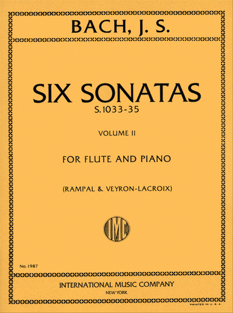 Volume II (C major; E minor; E major) S. 1033-1035 (RAMPAL)