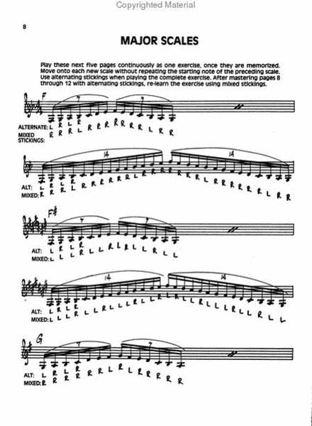 Velocity Warm-Ups for Jazz Vibraphone Percussion - Sheet Music