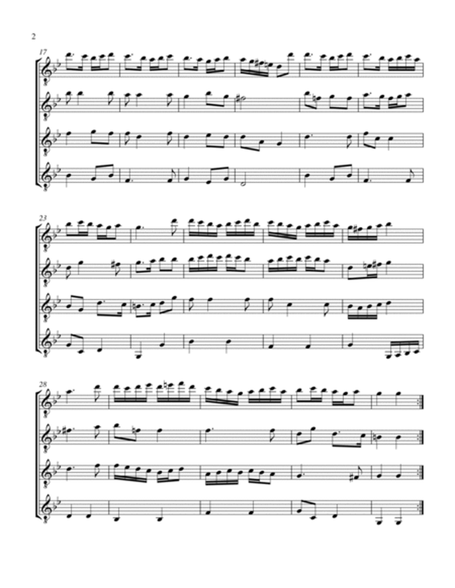 Ballet (Guitar Quartet) - Score and Parts image number null