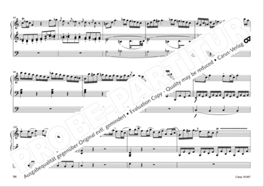 17 Church sonatas Organ Solo scores gallery preview page 95