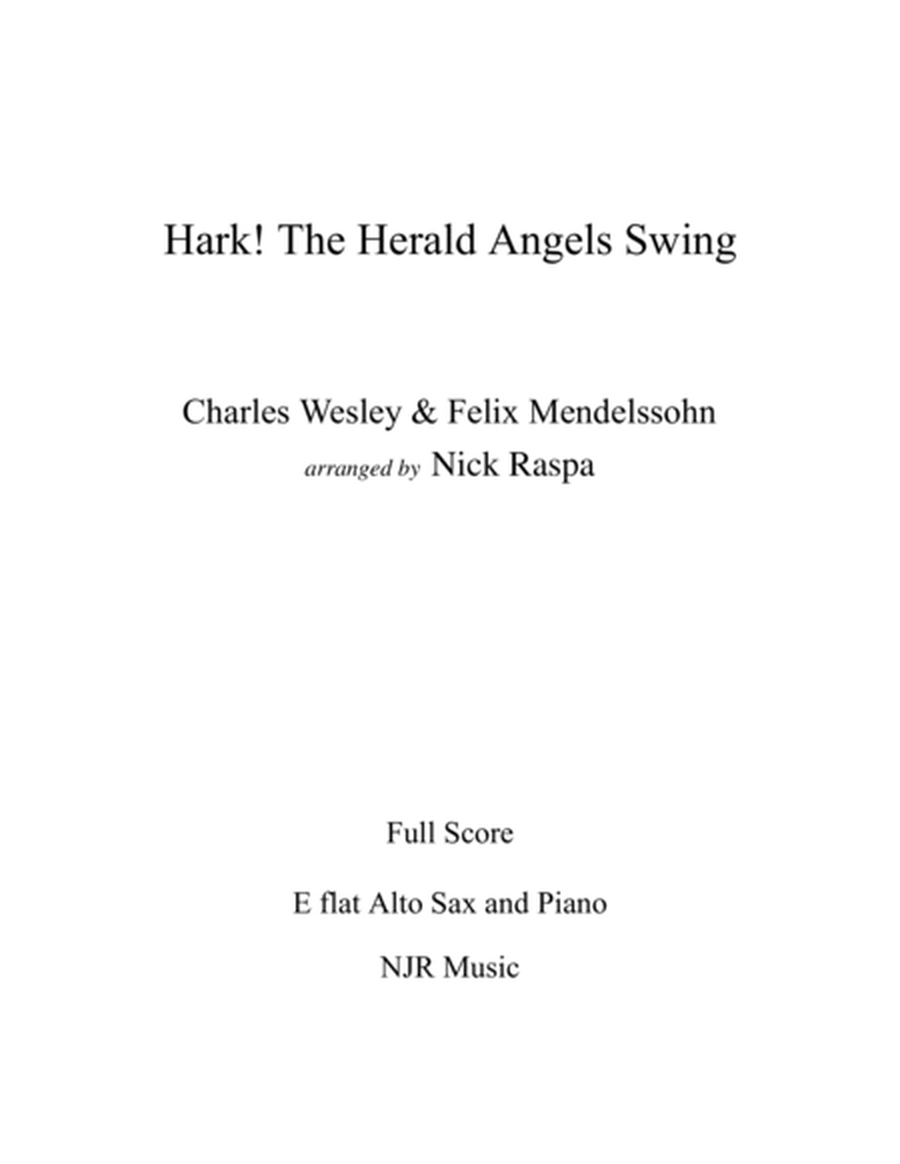 Hark! The Herald Angels Swing (Alto Sax & Piano) full set image number null