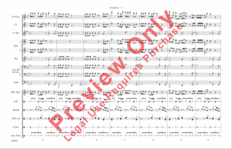 Party in the U.S.A. Marching Band scores gallery preview page 5