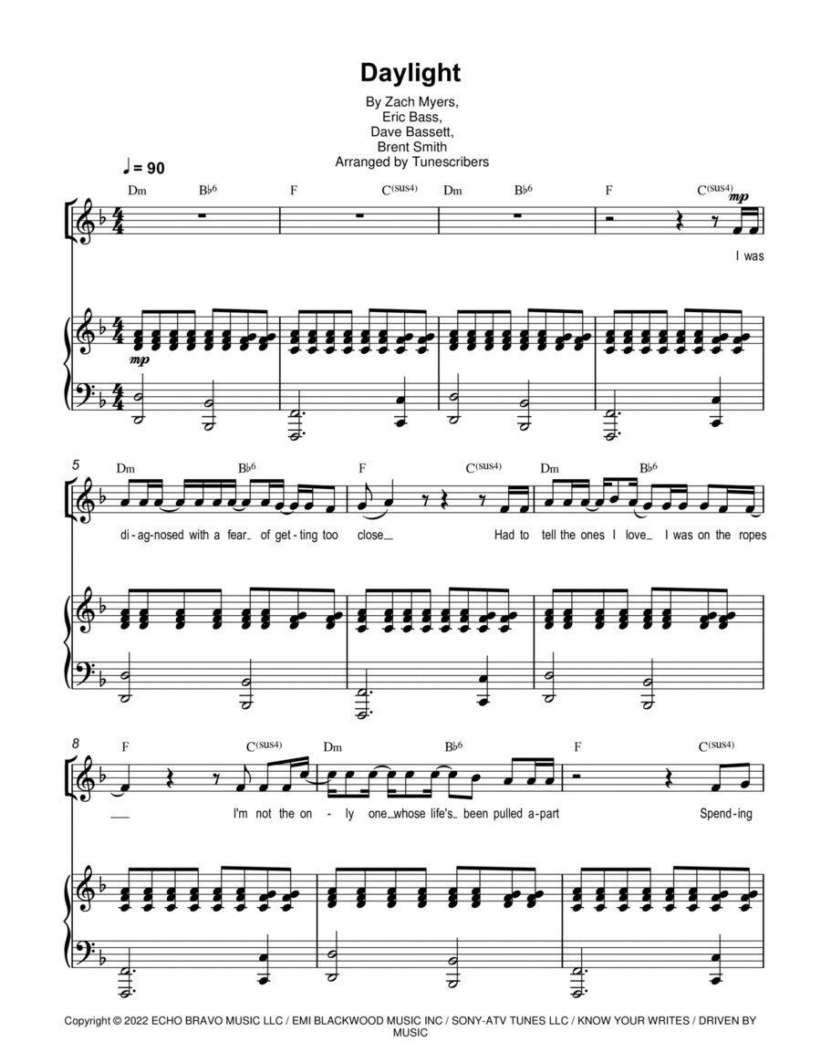 Daylight Voice scores gallery preview page 1