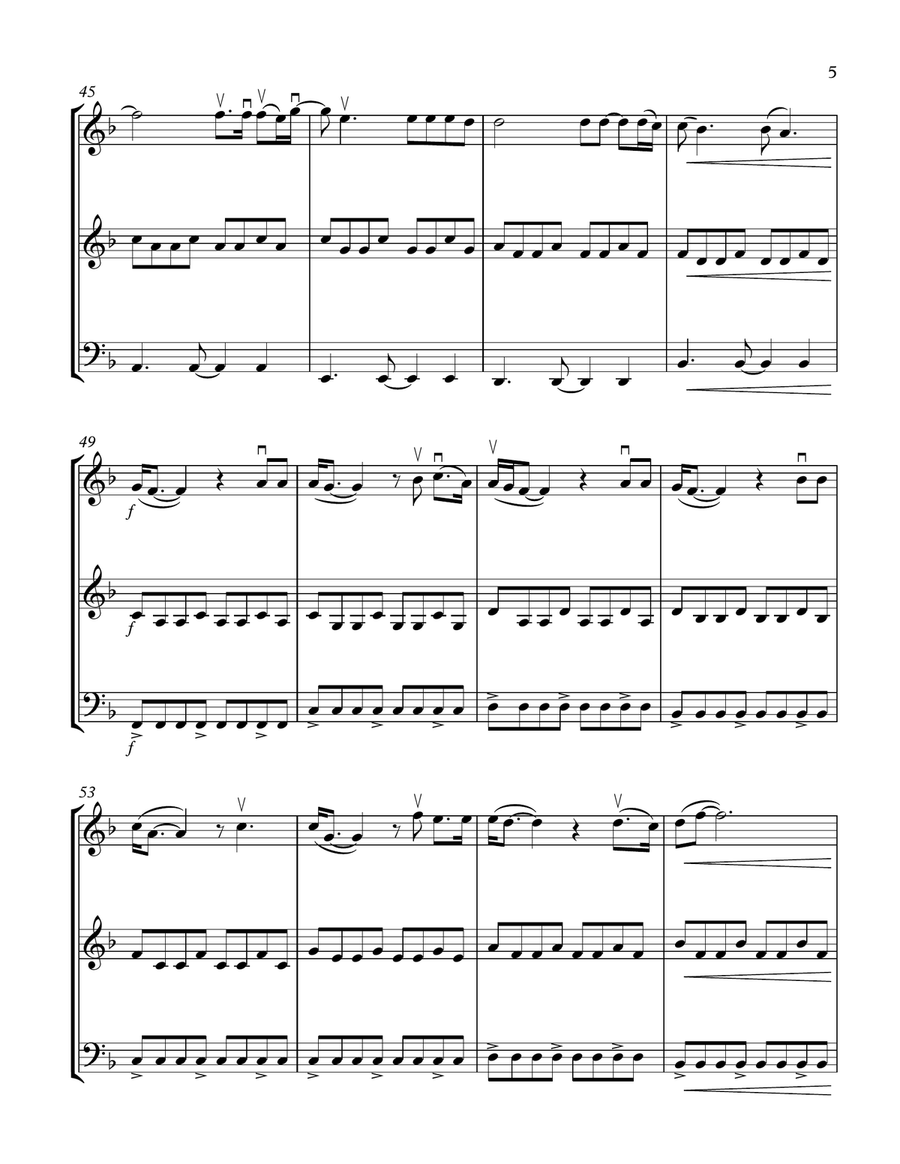 Never Break String Trio scores gallery preview page 5