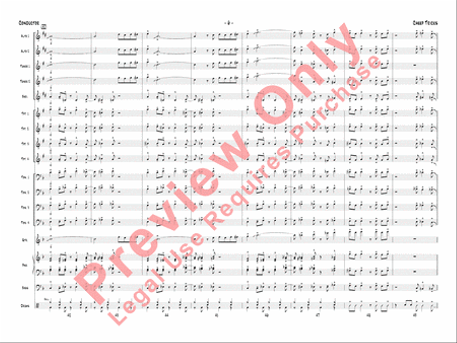 Cheep Tricks Cheep Tricks Jazz Ensemble scores gallery preview page 9