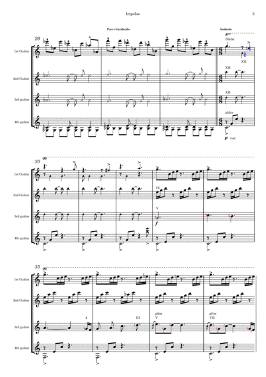 Impulse - Score Only Chamber Music scores gallery preview page 3