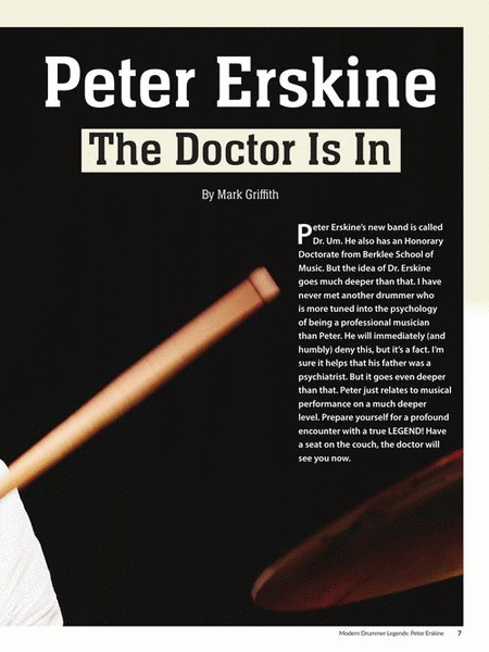 Modern Drummer Legends: Peter Erskine