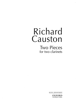 Book cover for Two pieces for two clarinets