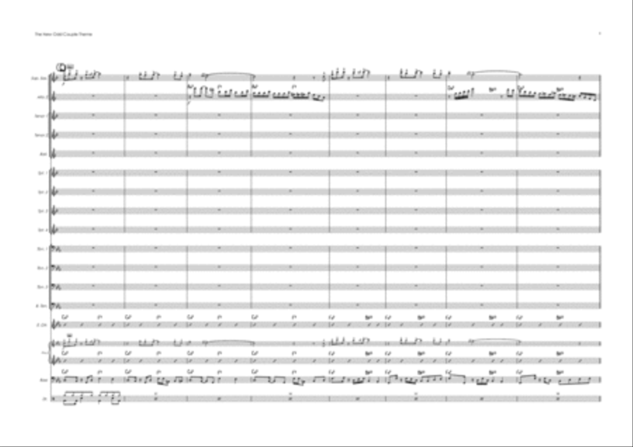 The Odd Couple Jazz Ensemble scores gallery preview page 3