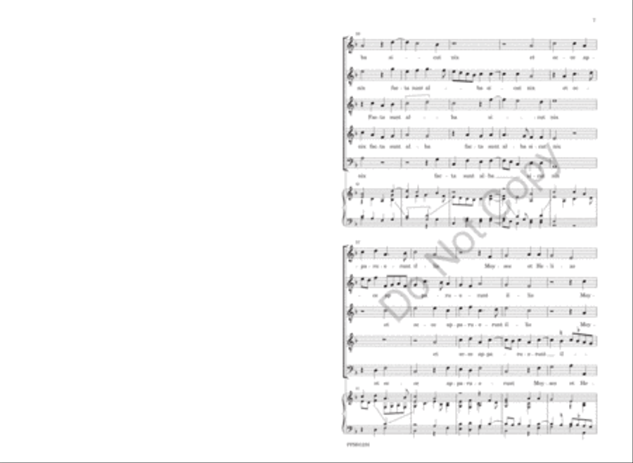 Et post dies sex assumpsit Jesus A Cappella scores gallery preview page 12