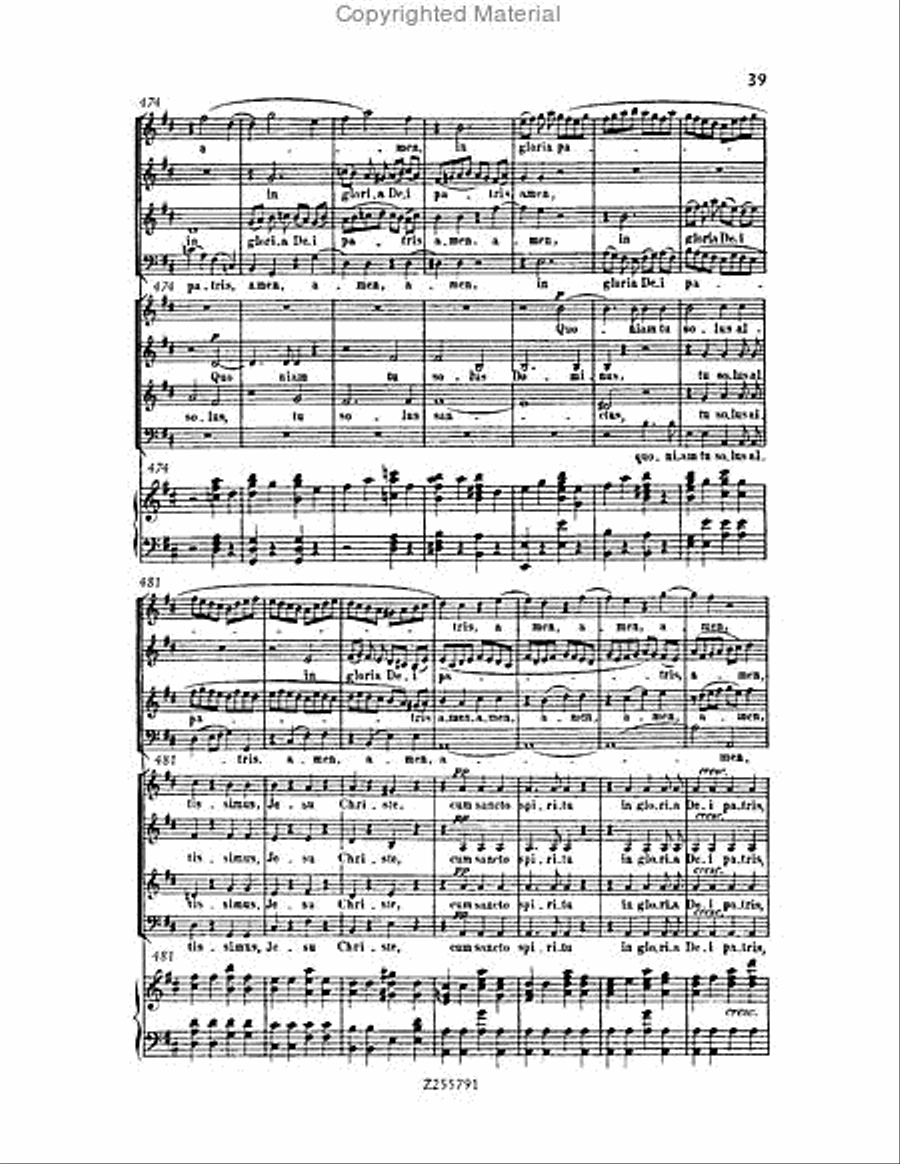 Missa Solemnis, Op.123 Choir scores gallery preview page 39