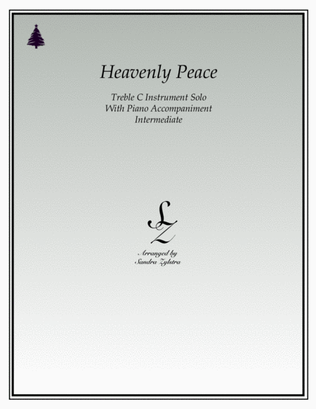 Book cover for Heavenly Peace (treble C instrument solo)