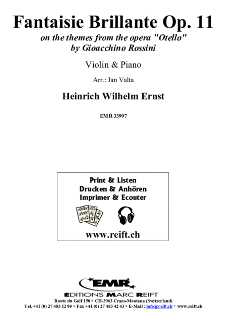 Fantaisie Brillante Violin Solo scores gallery preview page 2