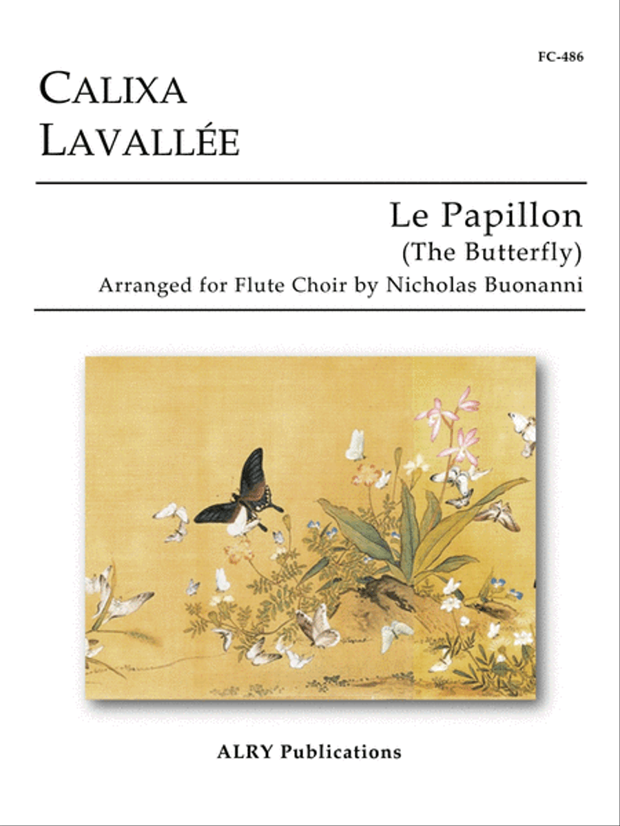 Le Papillon for Flute Choir Flute Choir scores gallery preview page 1