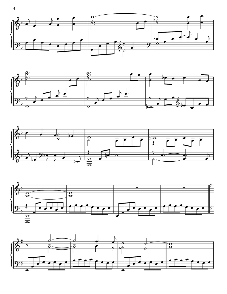 Beyond Piano Solo scores gallery preview page 4