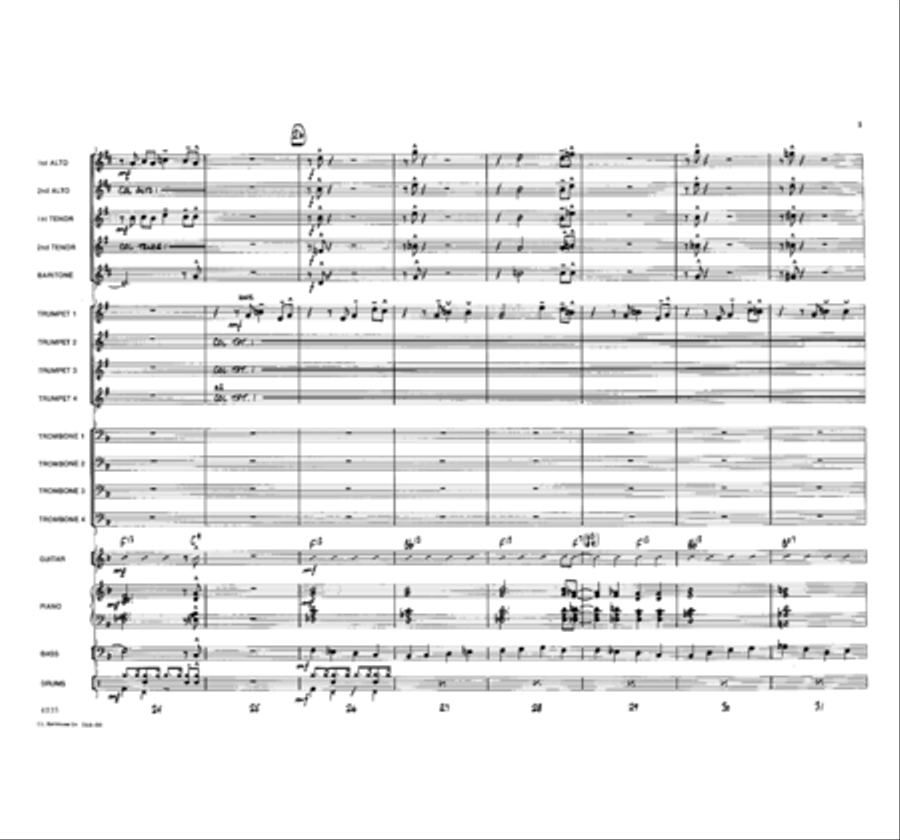 No Scuffle Shuffle Jazz Ensemble scores gallery preview page 5