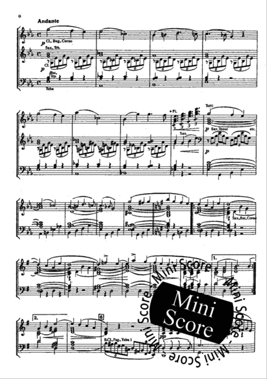 Berlin Wie es Weint und Lacht Fanfare Band scores gallery preview page 9