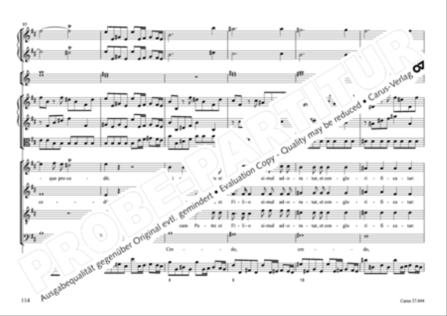 Messa per il Santissimo Natale 4-Part scores gallery preview page 105