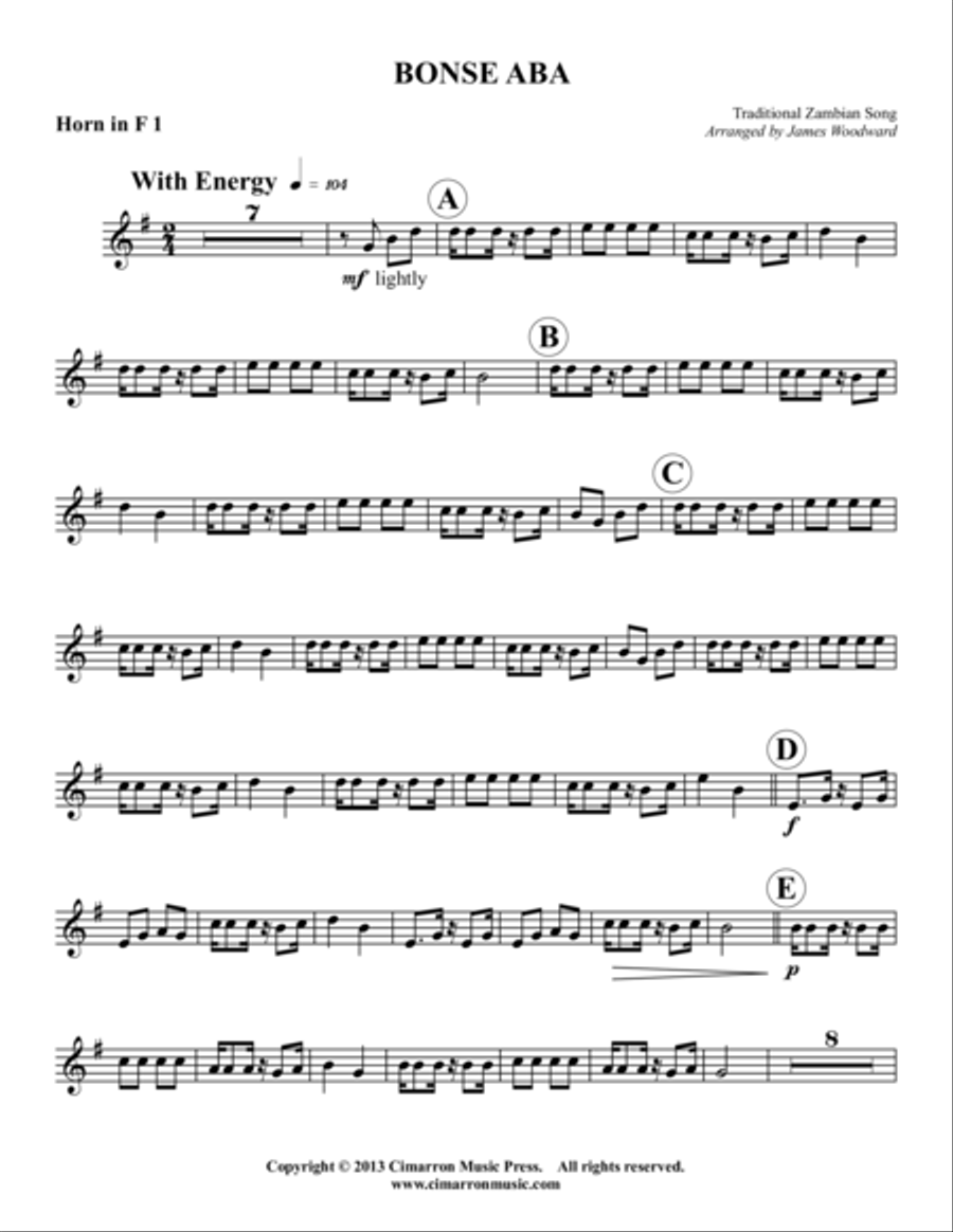 Bonse Aba Horn scores gallery preview page 5