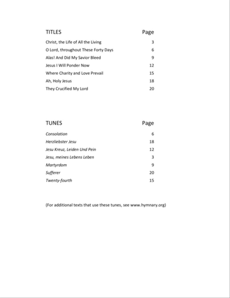 7 Piano Hymn Preludes for Lent 7 Piano Hymn Preludes for Lent Piano Solo scores gallery preview page 2
