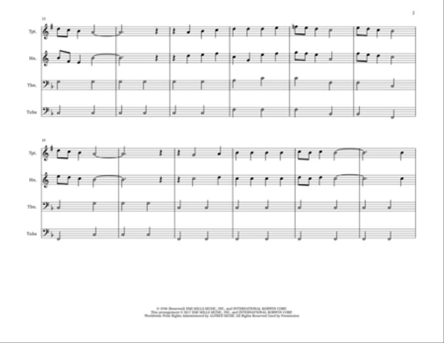 The Little Drummer Boy The Little Drummer Boy Small Ensemble scores gallery preview page 2