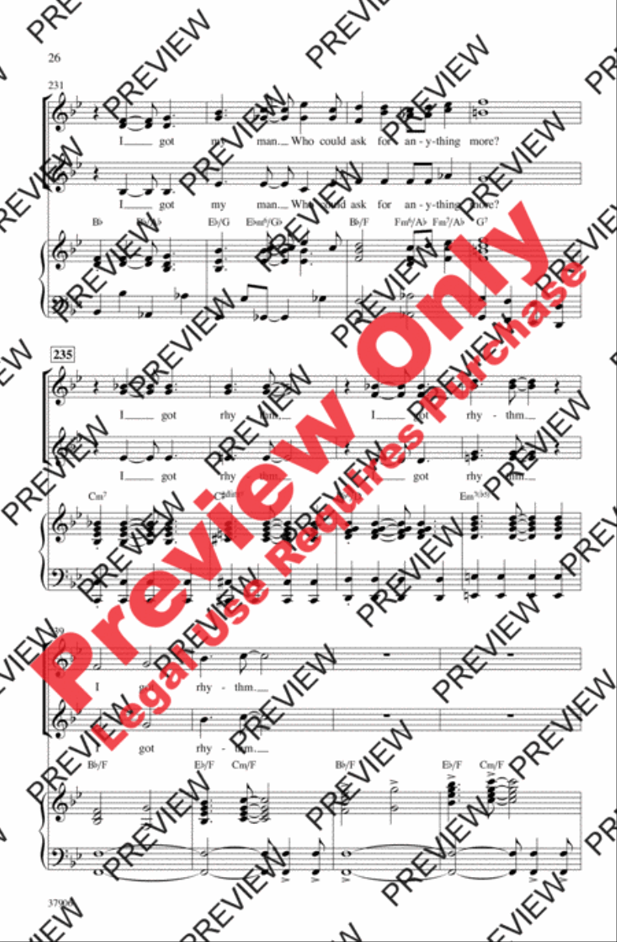 Who Could Ask for Anything More? Women's Choir scores gallery preview page 26