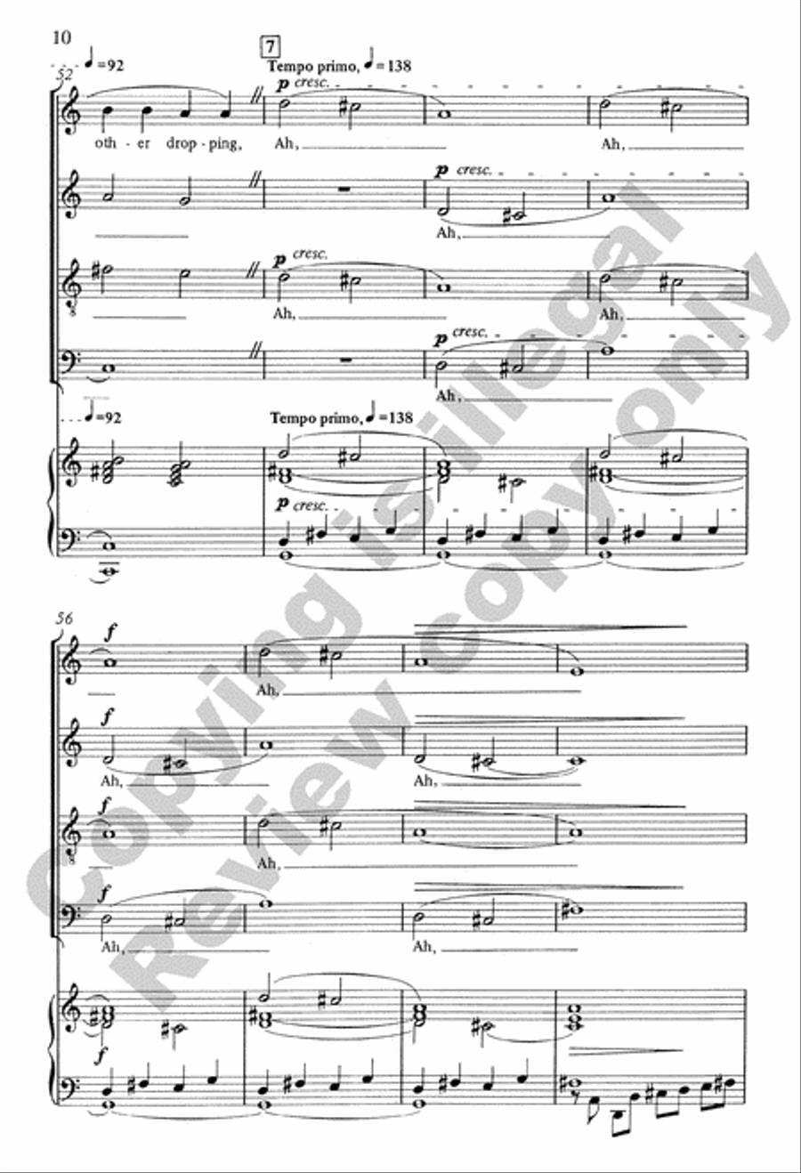 Three Summer Scenes: 3. Picking Apples SSA scores gallery preview page 11