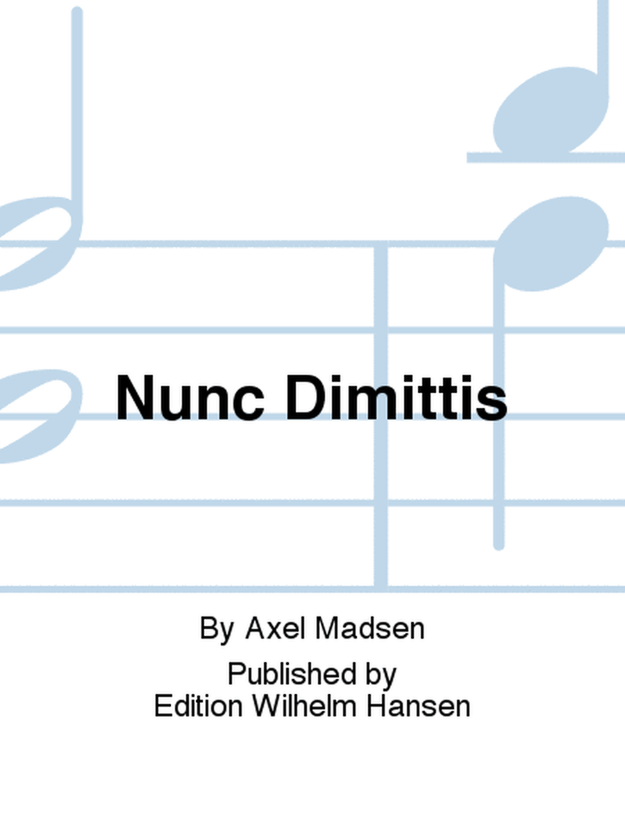 Nunc Dimittis