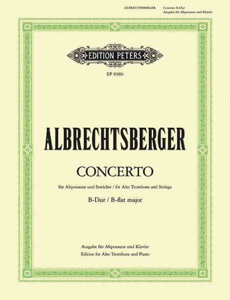 Alto Trombone Concerto in B flat (Edition for Alto Trombone and Piano)