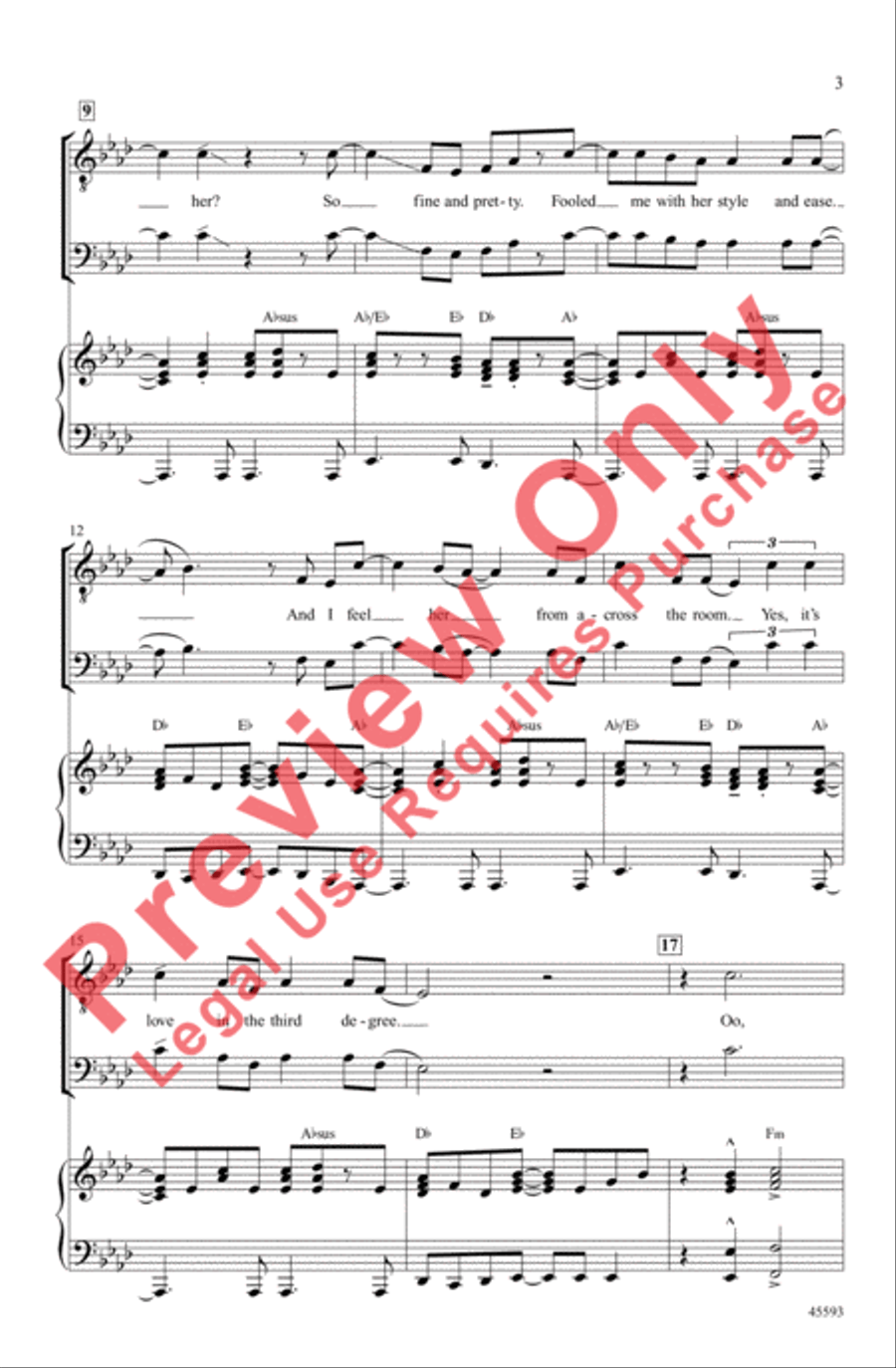 Dance the Night Away Dance the Night Away Men's Choir scores gallery preview page 3