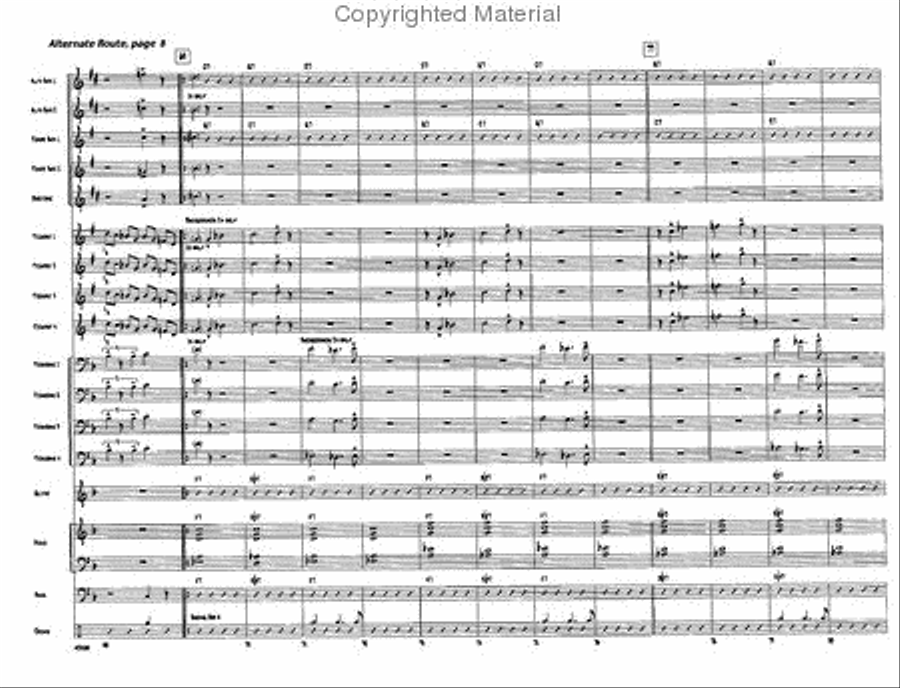 Alternate Route Jazz Ensemble scores gallery preview page 8