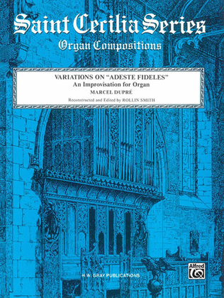 Book cover for Variations on "Adeste Fideles"