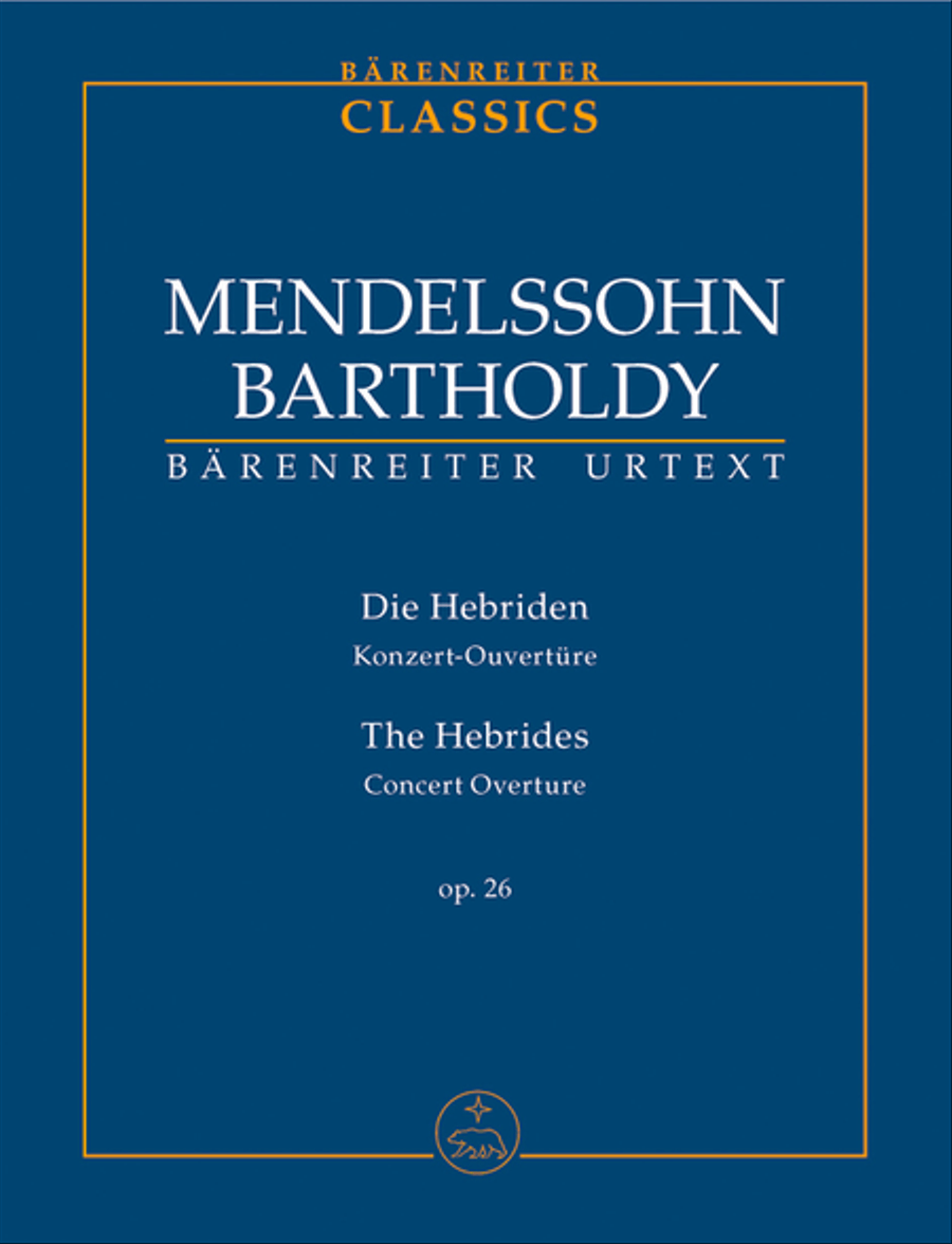 Book cover for The Hebrides, op. 26