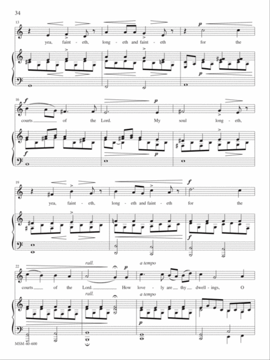 How Lovely Are Thy Dwellings High Voice scores gallery preview page 2