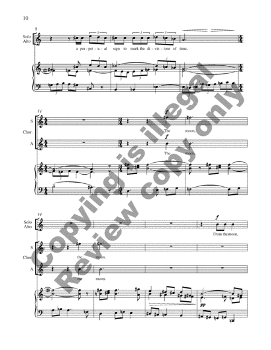 A Spectacle of Glory 4-Part scores gallery preview page 8