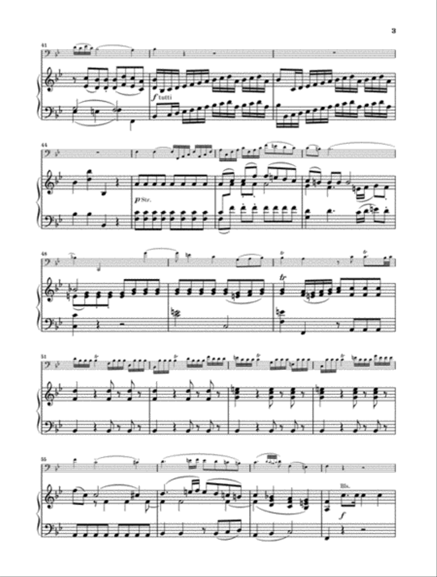 Bassoon Concerto in B-flat Major, K. 191 Bassoon Solo scores gallery preview page 4