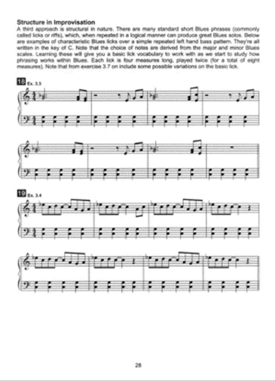 Blues Keyboard Method, Level 1 Easy Piano scores gallery preview page 3