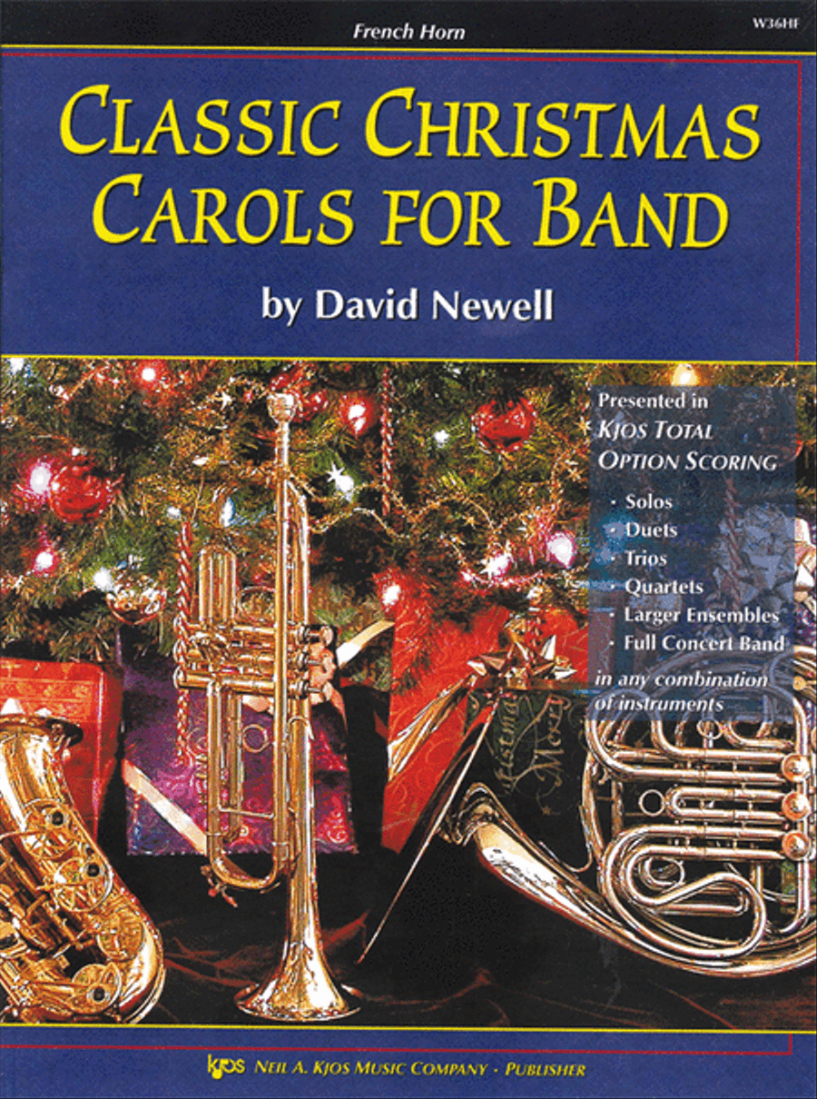 Classic Christmas Carols For Band - French Horn School and Community scores gallery preview page 1