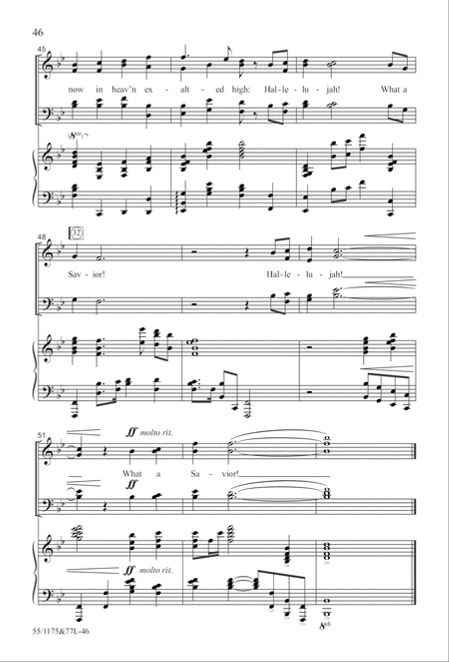 Behold the Lamb! 4-Part scores gallery preview page 47