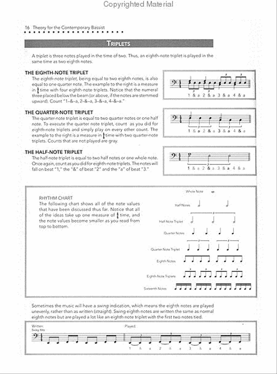 Theory for the Contemporary Bassist Bass Guitar scores gallery preview page 3