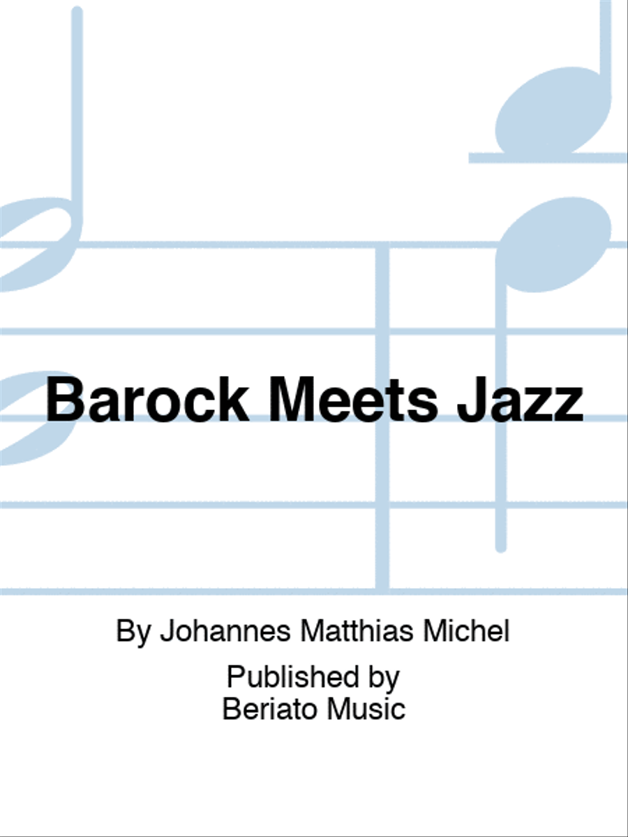 Barock Meets Jazz Organ scores gallery preview page 1