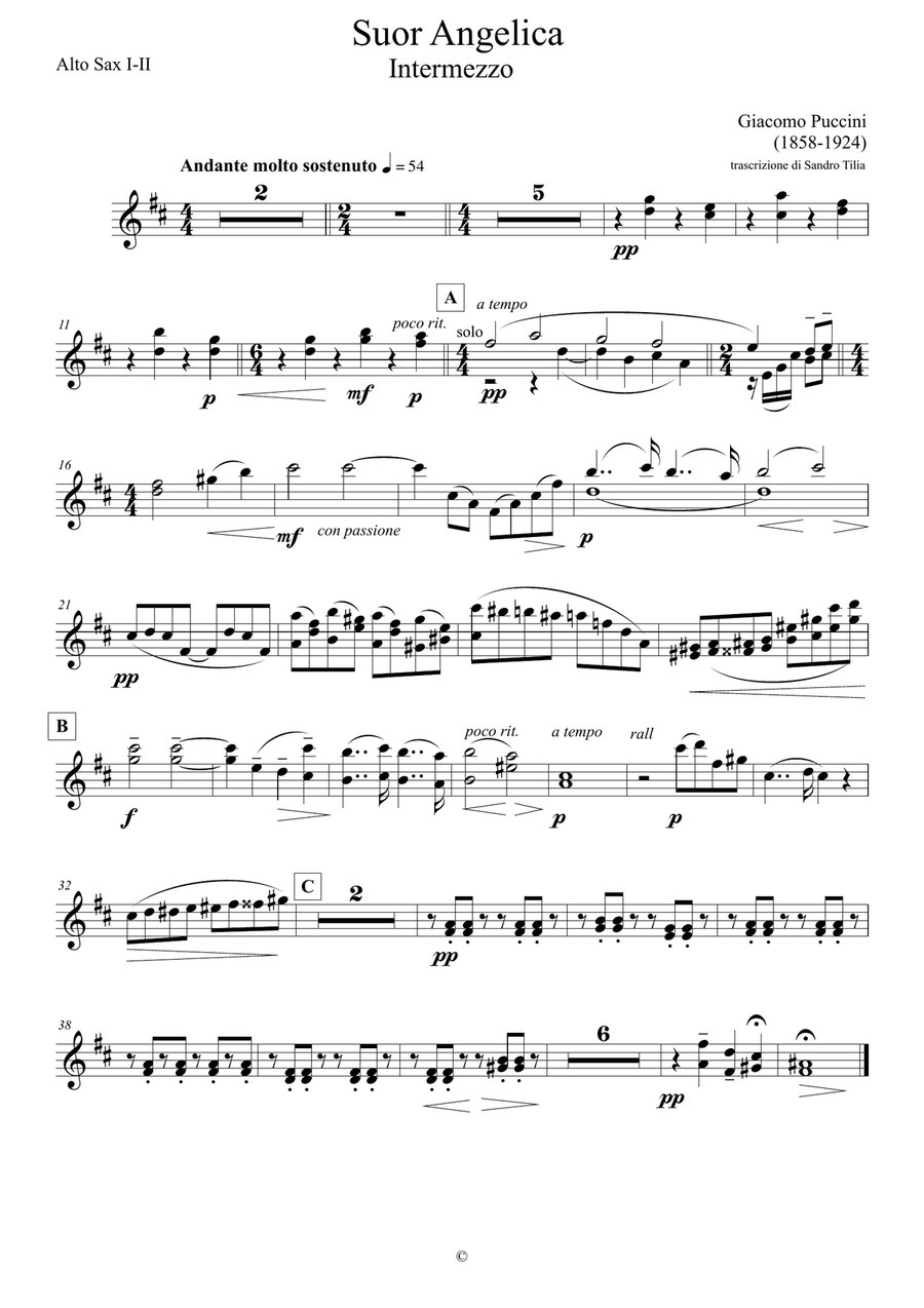 Suor Angelica - Intermezzo Concert Band scores gallery preview page 2