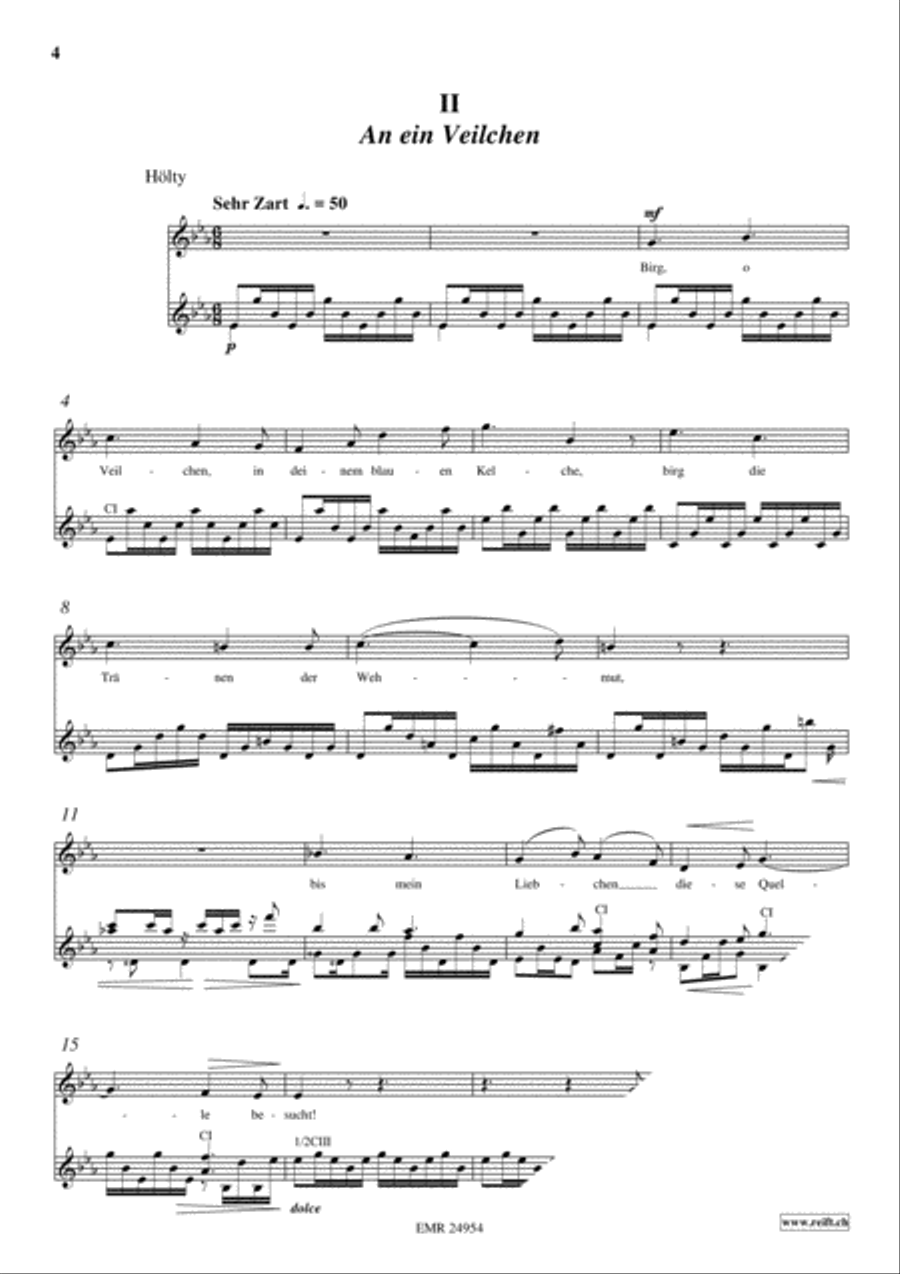 2 Lieder Classical Guitar scores gallery preview page 4