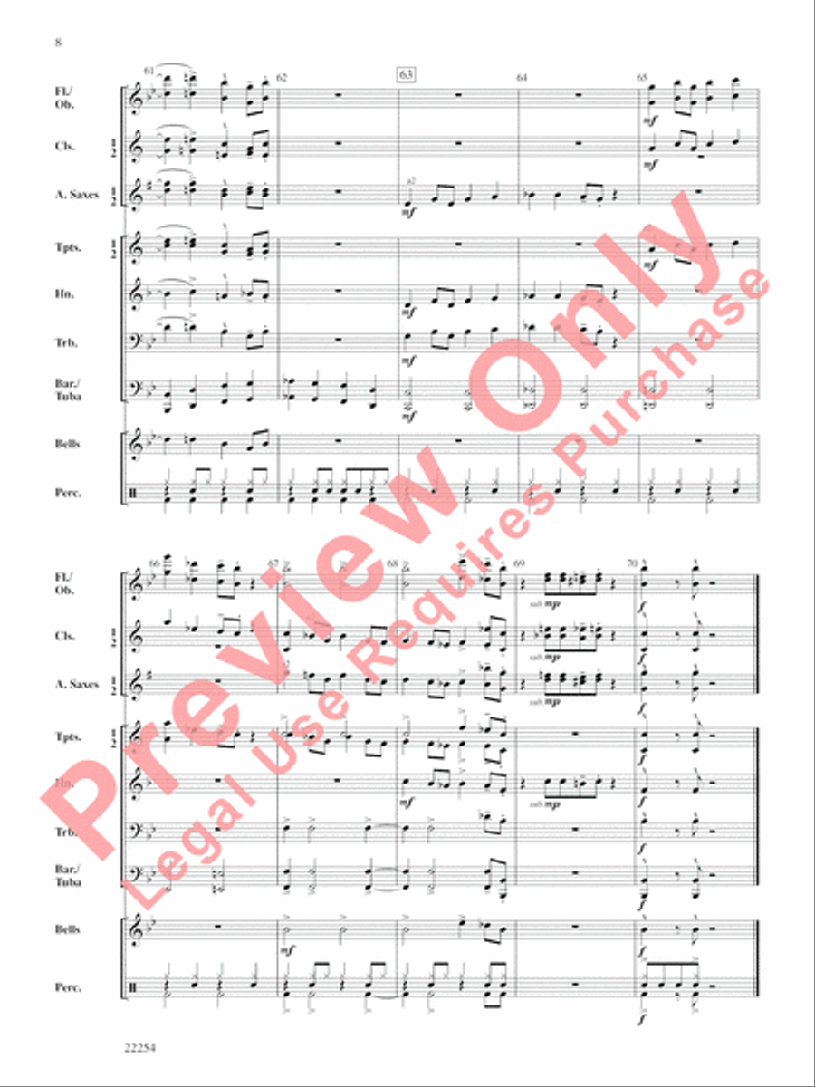 Jump Street Boogie Jump Street Boogie Concert Band scores gallery preview page 9