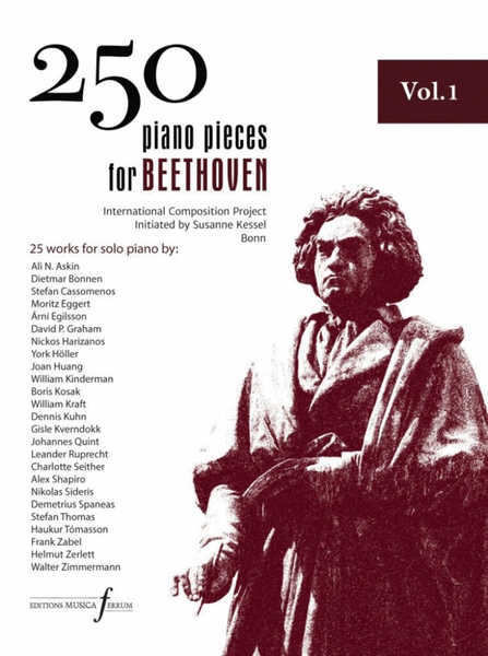 250 Piano Pieces for Beethoven - Volume 1