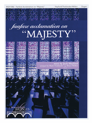 Book cover for Fanfare Acclamation on “Majesty”