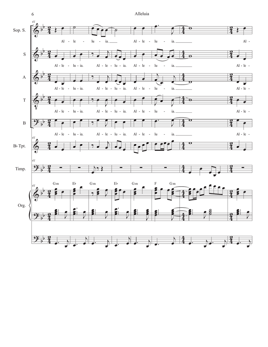 Alleluia (from 