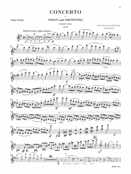 Mendelssohn - Violin Concerto in E Minor, Op. 64 image number null
