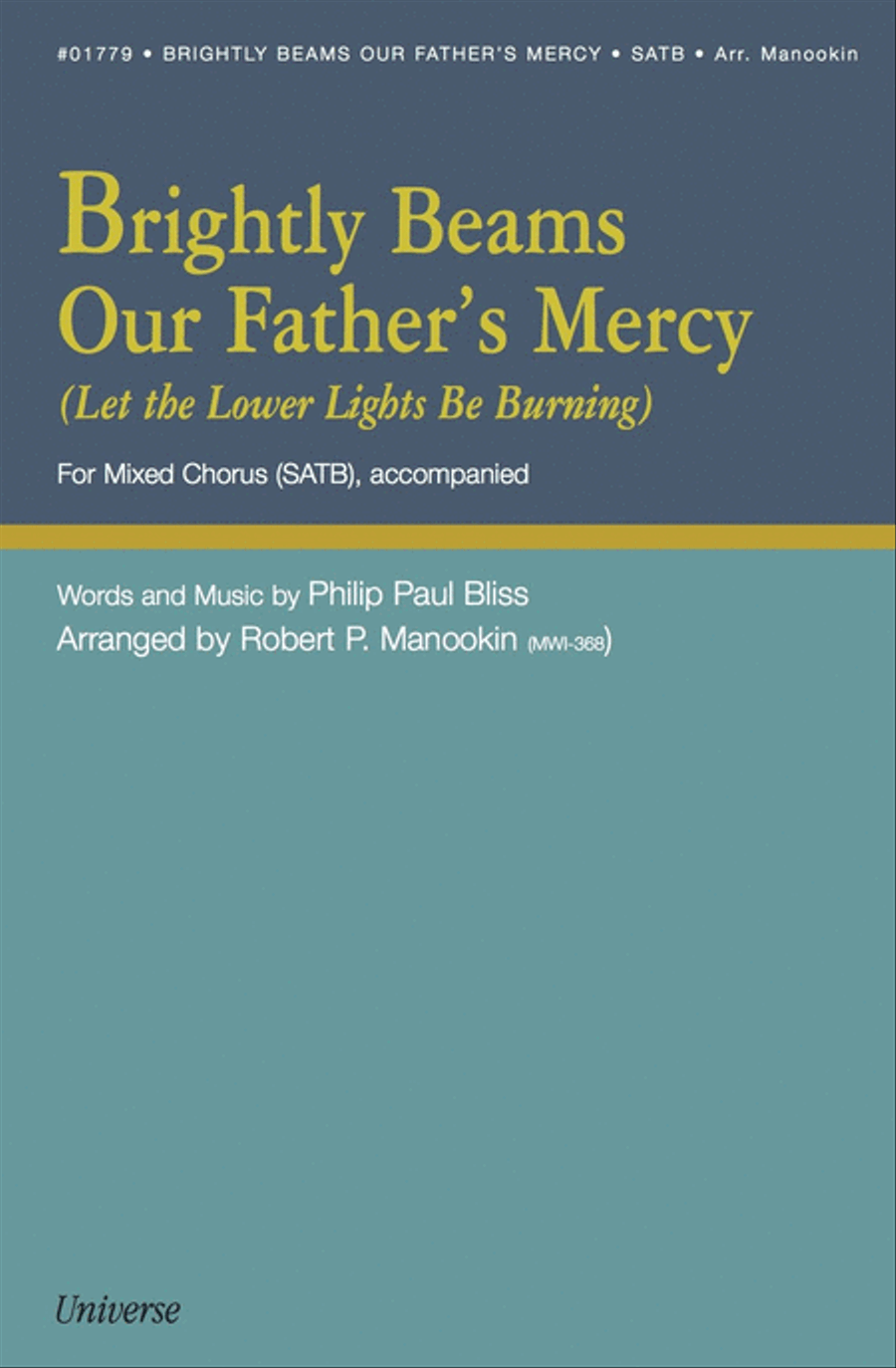 Brightly Beams Our Father's Mercy (Let the Lower Lights Be Burning) - SATB 4-Part scores gallery preview page 1