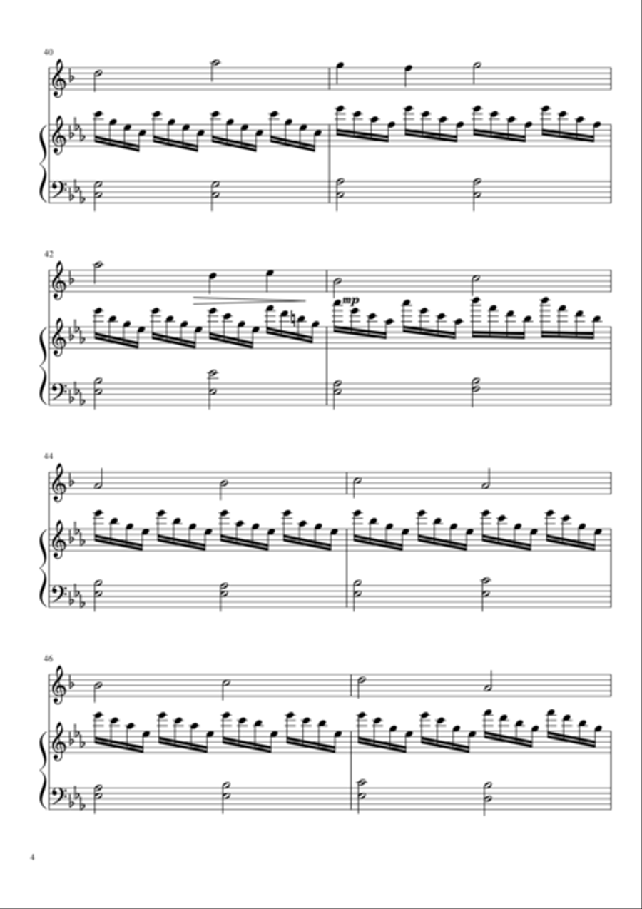Water in Time Tenor Saxophone scores gallery preview page 9
